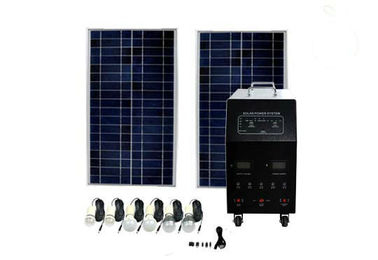 600 واط خارج الشبكة أنظمة الطاقة الشمسية المنزلية، 12V / 100AH ​​البطارية