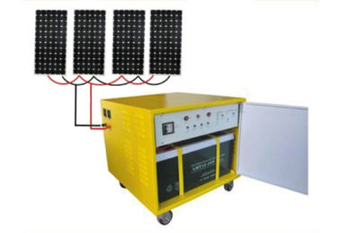 1200W AC معطلة الشبكة أنظمة الطاقة الشمسية، 5W * 4PCS بقيادة مصباح في مجموعة