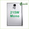 215 وات مونو PV خلية شمسية الصف وللطاقة الشمسية خارج الشبكة / نظام ربط الشبكة،