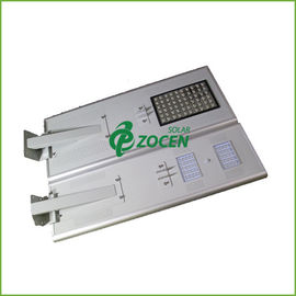 أجوستابل IP65 60W أضواء المتكاملة للطاقة الشمسية لوحة شارع مع هيئة الاستشعار الإنسان