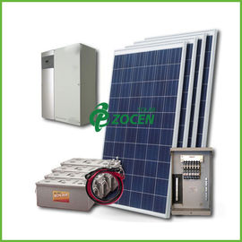 5KW AC سكني نظام الطاقة الشمسية للكمبيوتر / طابعة، 14KWH - 17KWH