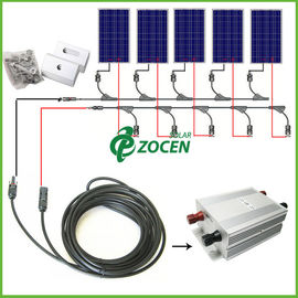 500W الهواء المكيف / الثلاجة معطلة الشبكة أنظمة الطاقة الشمسية وبطارية المدعومة