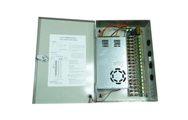 DC12V 30A الدوائر التلفزيونية المغلقة الخاضعة للكاميرا التيار الكهربائي توزيع 18 قناة