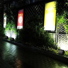 كفاءة الطاقة الشمسية LED الأضواء الكاشفة في الهواء الطلق CE بنفايات لإضاءة المشهد