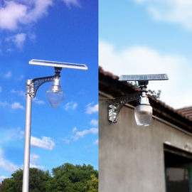 تحكم عن بعد للطاقة الشمسية LED كورتيارد الخفيفة 4W 600LM لفناء / حديقة