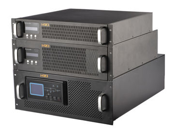 1KVA - 10KVA الرف جبل يو بي إس / 19 بوصة LCD مزدوجة التحويل يو بي إس