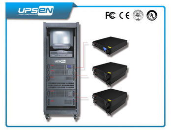 مرحلة واحدة 1KVA / 2KVA 3KVA مزدوج تحويل على الانترنت أوبس نوع الرف لخوادم / مركز البيانات
