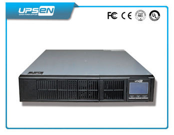 1 المرحلة الكمبيوتر إمدادات الطاقة غير المنقطعة 10KVA يو بي إس على الانترنت مع 19 &quot;2U / 3U الارتفاع
