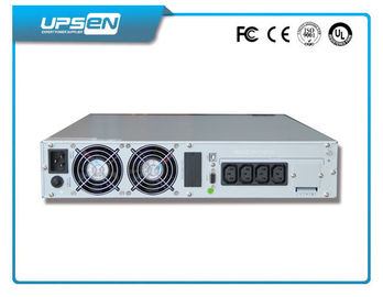 1 المرحلة الكمبيوتر إمدادات الطاقة غير المنقطعة 10KVA يو بي إس على الانترنت مع 19 &quot;2U / 3U الارتفاع