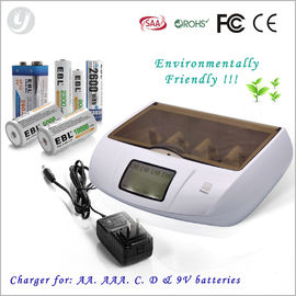الأزرق قابلة للشحن العالمي 110V العاصمة القلوية شاحن البطارية / بطارية إعادة مولد
