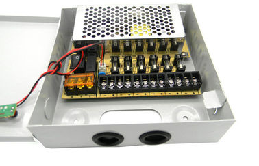 9 قناة CCTV توريد كاميرا الطاقة، 12V 5Amps الدوائر التلفزيونية المغلقة التيار الكهربائي صندوق