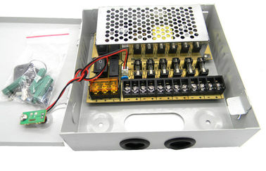 9 قناة CCTV توريد كاميرا الطاقة، 12V 5Amps الدوائر التلفزيونية المغلقة التيار الكهربائي صندوق