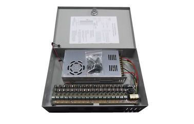 لوازم 12VDC 300W CCTV الطاقة 50HZ / 60HZ لكاميرات IP، EN55011 فئة B