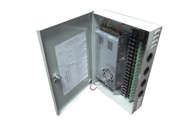 لوازم 12VDC 300W CCTV الطاقة 50HZ / 60HZ لكاميرات IP، EN55011 فئة B