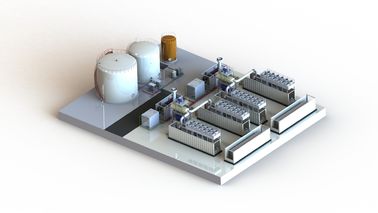 المولد محطة الطاقة, containerized محطة الطاقة 20MW 400V/11KV/23KV