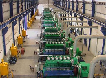 10 * 2000kW 11kV المولد محطة الطاقة مع مانع للصوت ديزل يلد مجموعة
