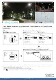 110 lm/w IP65 قوة عال led طريق ضوء 100 واط مع عدسة بلاستيكيّ