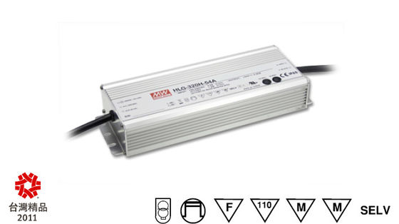 47 - 63HZ Meanwell سائق الصمام 320W 48V حيد إخراج الجهد المستمر